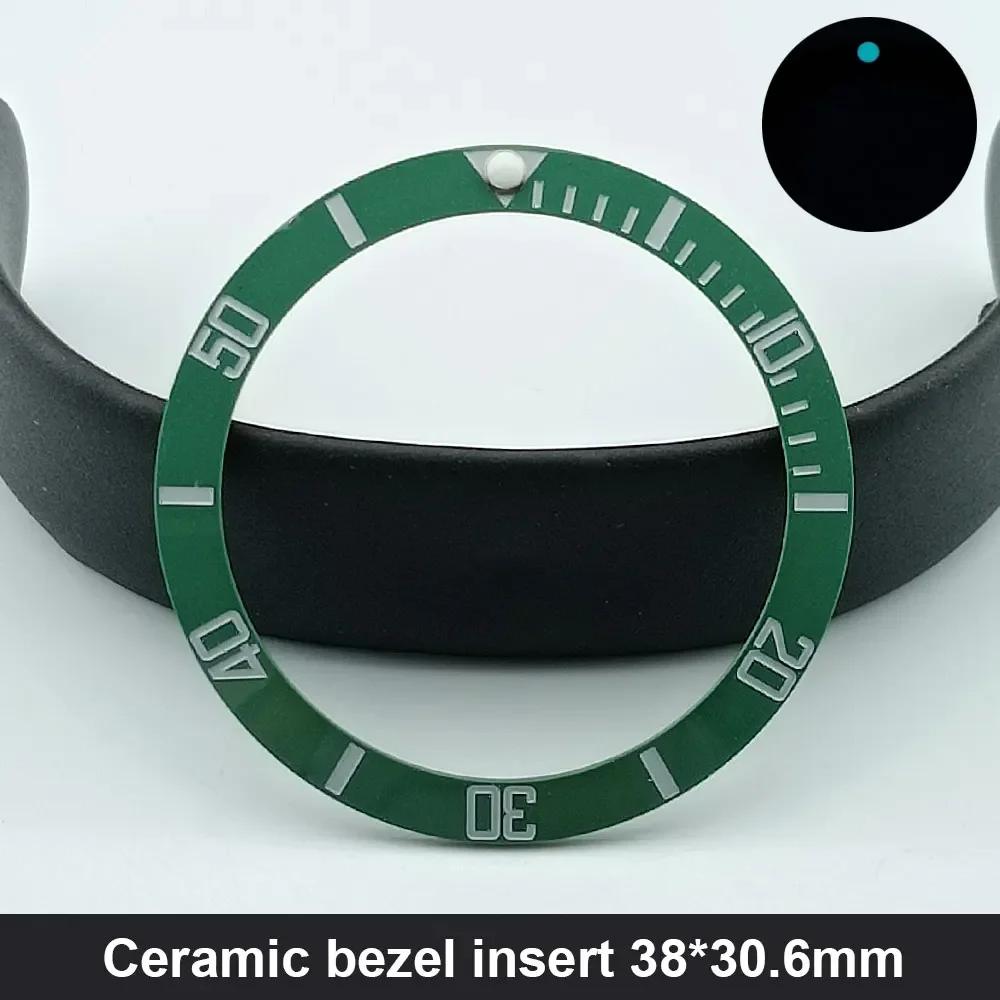 세라믹 베젤 팔찌 GMT 및 다이빙 시계 팔찌 인서트, 시계 페이스 시계 베젤 교체, 38mm * 30.6mm